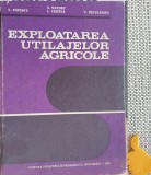 Exploatarea utilajelor agricole Popescu Sandru Cristea Neculeasa
