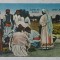 SALUTARI DIN ROMANIA , LOCALNICI IN PORT POPULAR DIN DOBROGEA , CARTE POSTALA , 1927