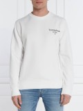 Bluza fara fermoar barbati, TJM REG ENTRY GRAPHIC CREW, DM0DM18609, Alb, 2XL, Tommy Jeans