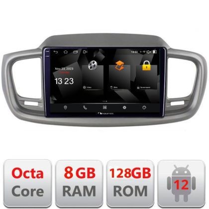 Navigatie Kia Sorento 2015-2018 5960Pro-6528 Android Octa Core Qualcomm 2K Qled 8+128 DTS DSP 360 4G Optical CarStore Technology