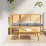 VidaXL Pernă pentru șezut din paleți 4 pcs Gri 40 x 40 x 8 cm