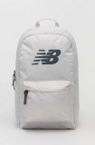 New Balance rucsac culoarea gri, mare, cu imprimeu, LAB23097GYM