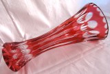 VAZA CRISTAL COLORAT ROSU RUBIN 20.5 CM