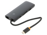 Hub USB HDMI cu soclu pentru microSD, SD, USB A x2 și USB C