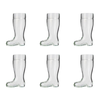 Biergl&amp;auml;ser, Bierstiefel 6er Set - 0,25 Liter foto