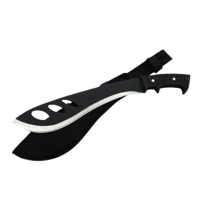 Maceta de vanatoare DEPOX&amp;reg;, Last Resort, 42.5 cm, otel inoxidabil, negru, teaca inclusa foto