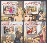 Solomon Islands - MARILYN MONROE - 4 Colite - MNH, Nestampilat