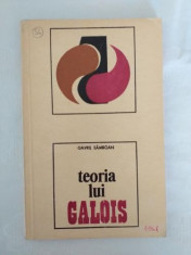 Gavril Samboan - Teoria lui Galois - 1968 foto