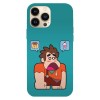 Husa compatibila cu Apple iPhone 14 Pro, Viceversa, model Inside brain of Ralph from Ralph break the internet, Silicon, TPU, Transparent, Carcasa