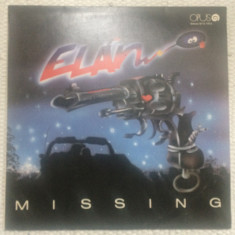 elan missing 1987 album disc vinyl lp muzica pop rock opus czechoslovakia VG++