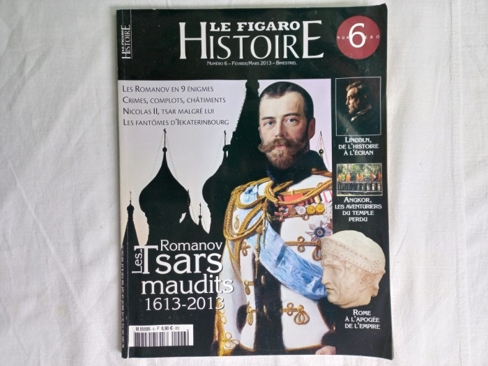 LE FIGARO- HISTOIRE. NUMERO 6- FEVRIER/MARS 2013- BIMESTRIEL (IN LIMBA FRANCEZA)