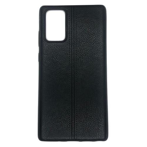 Husa telefon Silicon Samsung Note 20 zn980 Black Leather