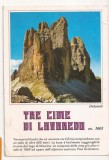 FA27-Carte Postala- ITALIA - Tre Cime di Lavaredo, Dolomiti, circulata 1991, Fotografie