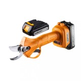 Cumpara ieftin Foarfeca de vie motor brushless acumulatori inclusi18V 2 x 2Ah 25mm BAUKRAFT BK-PSH03