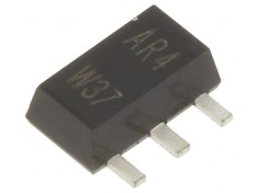 Tranzistor NPN 80V 1A 1W SOT89 foto