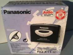 Panasonic RQ-X11 Walkman casetofon metal functional NOU in cutie casti + remote foto