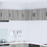vidaXL Dulap suspendat de bucătărie cu raft Gri Sonoma 57 x 57 x 40 cm 884961