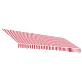 Cumpara ieftin Panza de rezerva copertina, rosu si alb, 450x350 cm, poliester