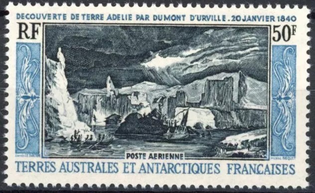 TAAF 1965, Peisaj, serie neuzată, MNH