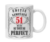 Cana alba personalizata &quot;editie limitata&quot;, 51 ani, INOVATIX&reg;. 330ml, Oem