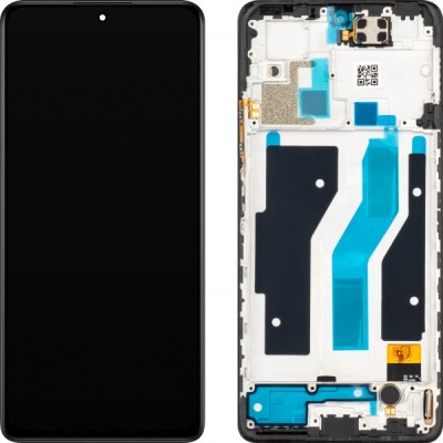 Display cu Touchscreen MP compatibil cu Xiaomi Redmi Note 10 Pro, cu Rama, Negru foto