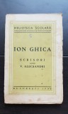 Scrisori către V. Alecsandri - Ion Ghica (1939)