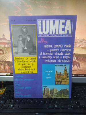 Lumea nr. 16, 15 apr. 1976, Președintele Guineea Bissau la București, Cipru, 027 foto