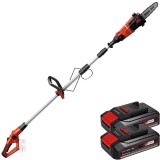 Einhell GE-LC 18 Li T PXC + Twinpack CB - Drujba 17 cm 3.76 m/s + Set 2 acumulatori Li-Ion 18 V 2.5 Ah