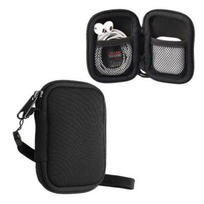 Husa pentru casti Apple AirPods 3/AirPods 2/AirPods Pro, Kwmobile, Negru, Neopren, 58063.01 foto