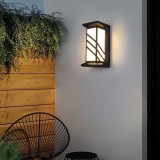 Aplica LED Exterior AX140BK 20W Alb Negru ModernLight Concept