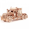 Puzzle 3D Lemn Mecanic Big Rig TIR 485 Piese, Joc Constructie DIY Adulti Copii, Cadou Ingenios