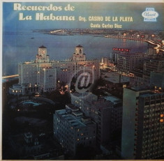 Orq. Casino De La Playa, Carlos Diaz- Recuerdos de la Habana (Vinil) foto