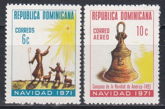 Dominicană 1971 - Crăciun, RARA, MNH