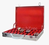 Cumpara ieftin Servieta diplomat din aluminiu cu geam pentru transportul ceasurilor, Watchbox