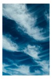 Tablou Canvas, "Norii dansatori pe cerul albastru", Albastru, Nor, Cer, V&acirc;nt, Lumină, Senin, Eteric, Pufos, 26 x 39 cm, CMCLASS