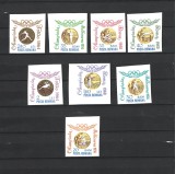 ROMANIA 1964 - MEDALII OLIMPICE, NEDANTELATE, MNH - LP 596a