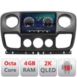 Navigatie Opel Movano, Renault Master 2010-2021 Android Octa Core Ecran 2K QLED GPS 4G 4+32GB 360 KIT-movano+EDT-E410-2K v2 CarStore Technology