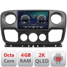 Navigatie Opel Movano, Renault Master 2010-2021 Android Octa Core Ecran 2K QLED GPS 4G 4+32GB 360 KIT-movano+EDT-E410-2K v2 CarStore Technology