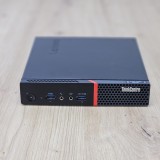 Unitate PC Refurbished, LENOVO THINKCENTRE M700 Tiny, Procesor I7 6700, Memorie RAM 8 GB, SSD 250 GB, Windows 11 Pro