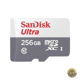 Card Memorie microSDXC SanDisk Ultra 256Gb Clasa 10 SDSQUNR-256G-GN3MN