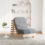 Cumpara ieftin Canapea futon cu saltea, 70x206x11 cm, lemn masiv de pin