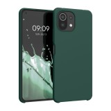 Husa Kwmobile pentru Xiaomi Mi 11 Lite 5G/11 Lite 5G NE, Silicon, Verde, 54730.169, Carcasa