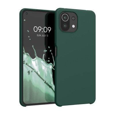 Husa Kwmobile pentru Xiaomi Mi 11 Lite 5G/11 Lite 5G NE, Silicon, Verde, 54730.169 foto