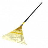 Grebla metalica pentru frunze cu coada de lemn 22 de dinti