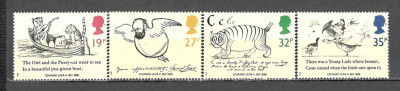 Anglia/Marea Britanie.1988 100 ani moarte E.Lear-poet si pictor GA.230 foto