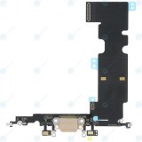 Conector de &icirc;ncărcare flex gold pentru iPhone 8 Plus