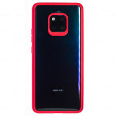 Husa silicon Huawei Mate 20 Pro Rama Rosie foto