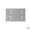 Modul intrerupator cvadruplu cap scara / cap cruce cu touch Livolo standard Italian, Serie noua SmartElectro IntelligentHouse