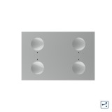 Modul intrerupator cvadruplu cap scara / cap cruce cu touch Livolo standard Italian, Serie noua SmartElectro IntelligentHouse