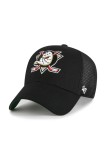 47 brand șapcă NHL Anaheim Ducks culoarea negru, cu imprimeu, H-BRANS25CTP-BKH